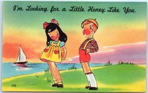 I'm Looking for a Little Honey Like You with Young Lovers Comic Art Print