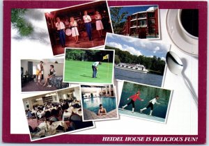 Postcard - Heidel House Is Delicious Fun!, The Heidel House Resort - Wisconsin 