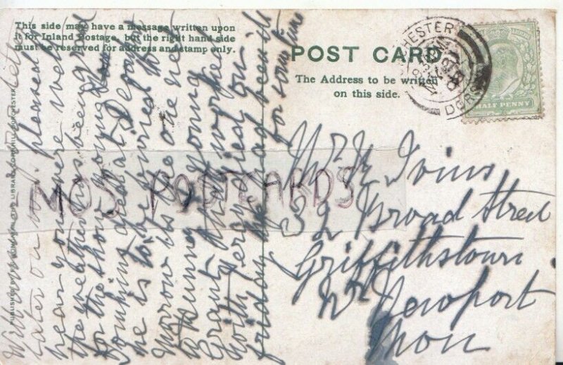 Genealogy Postcard - Ivins? - Broad St, Griffithstown, Newport, Mon - Ref. R440