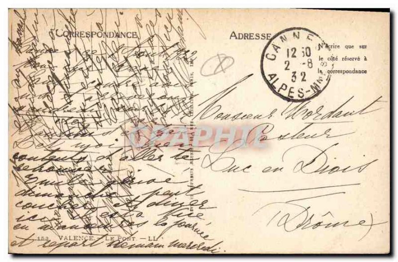 Old Postcard Valencia Bridge