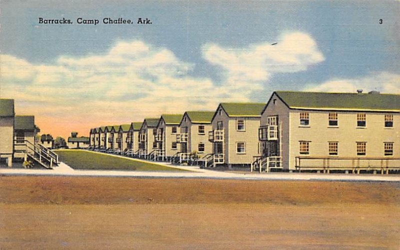 Barracks at Camp Chaffee Arizona, USA Military Unused 