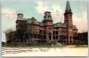 Vtg Macon Georgia GA Wesleyan Female College 1906 Old View Postcard