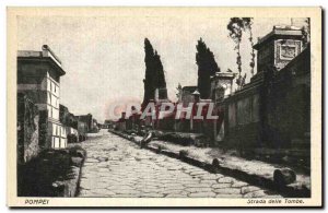 Postcard Ancient Pompeii Strade delle Tombe