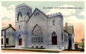 Barnesville, Ohio - The Main Street M.E. Church - in the 1920s