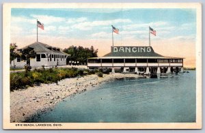 K46/ Lakeside Ohio Postcard c1910 Erie beach Pavilion Lake Erie 474