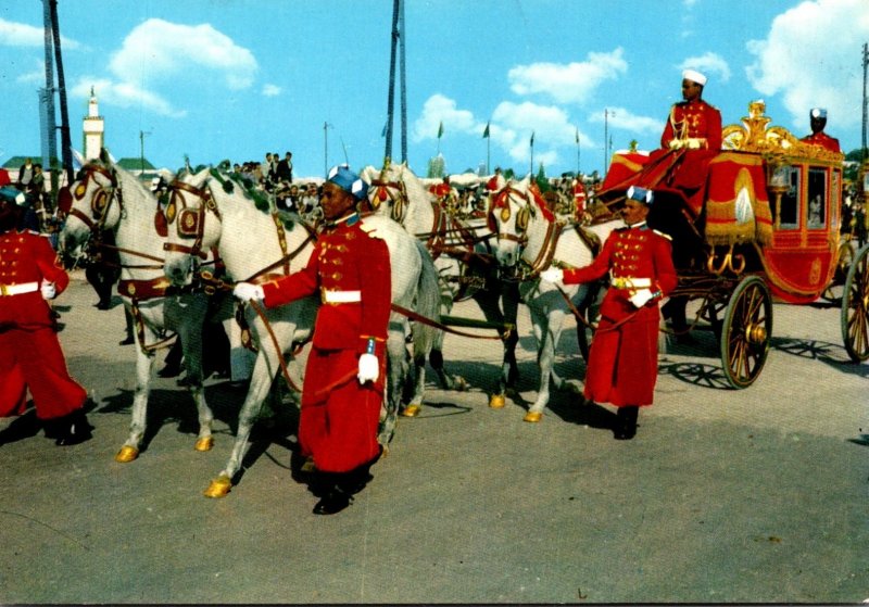 Morocco Carosse Royale de Parade Royal Ceremony Coach