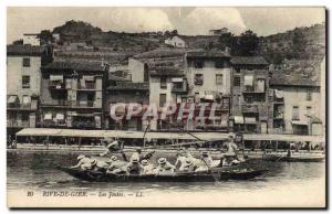 Old Postcard Rive de Gier The jousts TOP