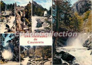 Modern Postcard The Cascades Pyrenees Cauterets
