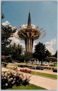 Tulsa Oklahoma 1960s Postcard Oral Roberts University Prayer Tower