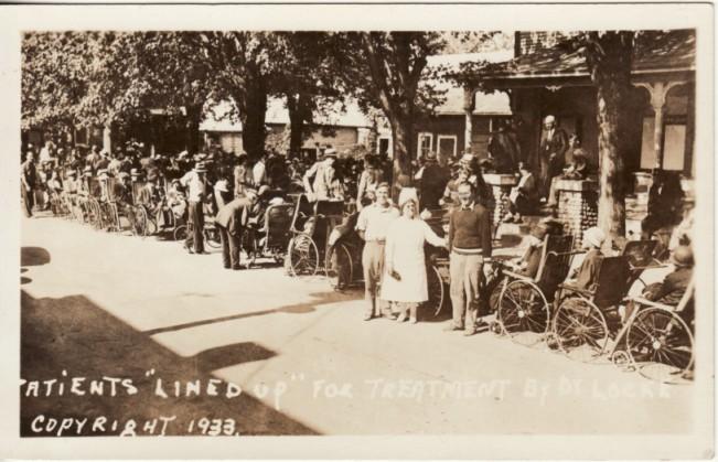 RPPC  ONTARIO ? DR LOCKE, Patients for Foot Treatment, WH...
