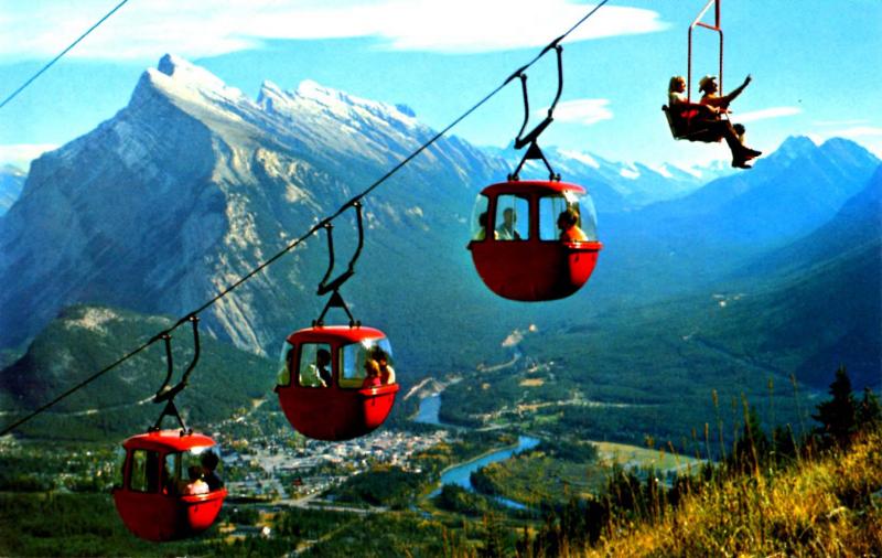 Canada - Alberta, Banff. Mt Norquay  (Aerial Lift)