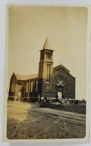 Lovely Newly Constructed Church c1916 Real Photo Postcard R6