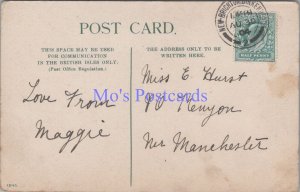 Genealogy Postcard - Hurst, P.O Kenyon, Nr Manchester, Lancashire GL1842