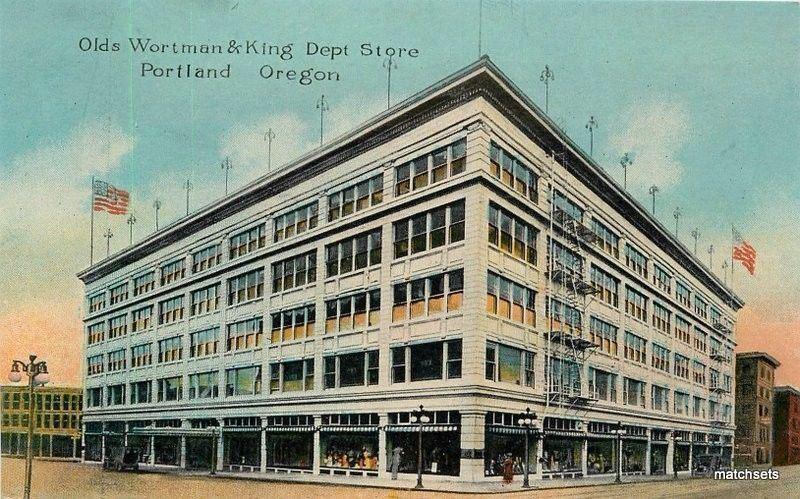 C-1910 Portland Oregon Olds Wortman King Department Store postcard 789