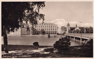 Sweden Stadshotellet Real Photo Mint Old Postcard