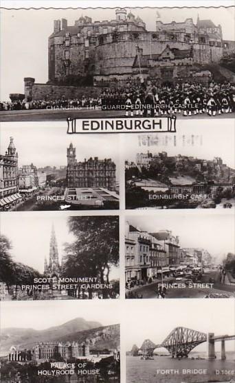 Scotland Edinburgh Multi View 1961 Photo