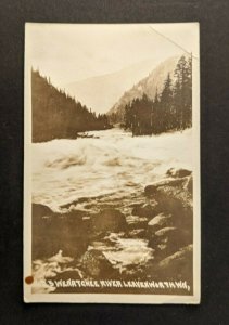 Vintage Wenatchee River Leavenworth Washington RPPC Real Photo