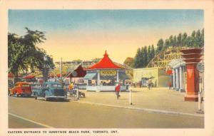 Sunnyside Beach Park Toronto Canada Eastern Entrance Antique Postcard K95659
