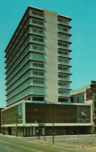 Vintage Postcard Anthony Wayne Bank & Office Building Clinton St. Fort Wayne IN