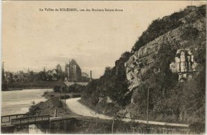 CPA SOLESMES Vallée vue des Rochers Ste-Anne (806076)