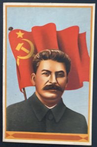 Mint  Belgium PPC Color Picture Postcard Marshall Stalin Soviet Leader