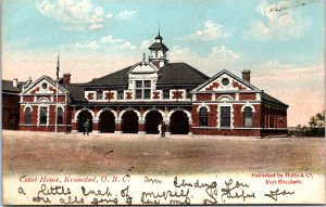 South Africa Court House Kroonstad O.R.C. Vintage Postcard 09.65