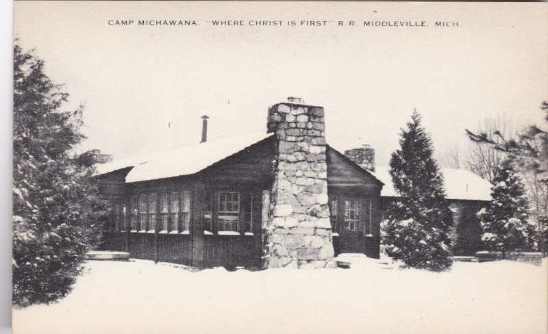 Michigan Middleville Camp Michawana Where Christ Is First sk2724