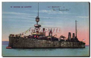 Old Postcard Boat Montcalm