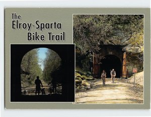 Postcard The Elroy-Sparta Bike Trail, Wisconsin