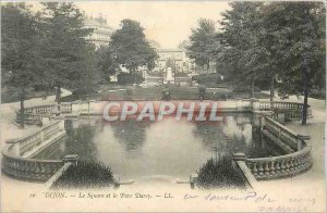 Postcard Old Dijon and Darcy Square Park