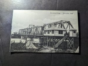 Mint Mexico PPC Postcard International Bridge Brownsville Texas