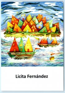 SAUSALITO, CA ~ Licita Fernandez Gallery ISLAND of DR. CALIGARI 4x6 Postcard