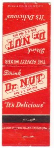 Dr. Nut Soda matchbook cover – scarce