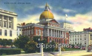 Boston, Massachusetts, MA State Capital USA Unused 