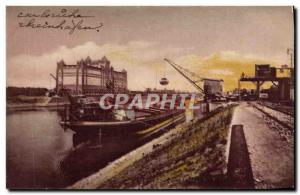 Old Postcard Karlsruhe IB Rheinhafen