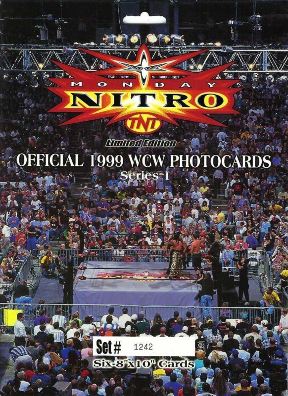 SET- Monday Nitro TNT Official 1999 WCW Photocards Series I (Wrestling)