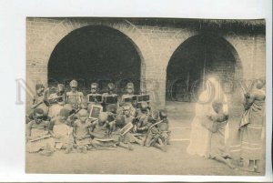 439402 Belgian Africa catholic mission children MPALA Vintage postcard