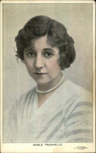 Actress Mable Trunnelle c1910 Postcard