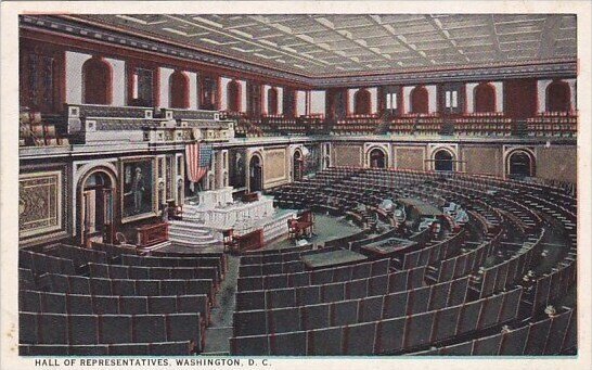 Hall Of Representatives Wahington D C