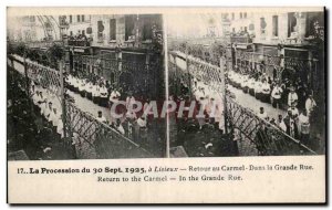 Old Postcard From A Procession Lisieux Carmel Back On In The Great Street in ...