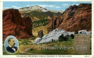 Garden of the Gods - Colorado Springs , Colorado CO