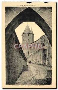 Old Postcard Front Door Justice Tower Gallery Romane