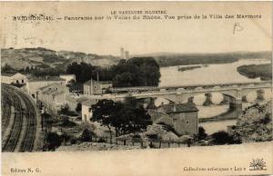 CPA AVIGNON - Panorama sur la Vallée du Rhone Vue pirse de la Villa (511444)