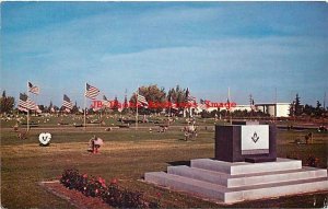 CA, Fresno, California, Fresno Memorial Gardens, Masonic Altar, Brown & Bigelow