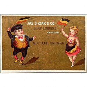 JAS. S. Kirk & Co Soap Makers ~ Chicago ~ Antique Victorian Trade Card