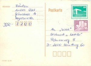 Germany DDR Entier Postal Postal Stationery