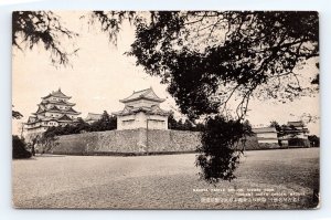 Nagoya Castle From City Garden Nagoya Japan UNP DB Postcard P7