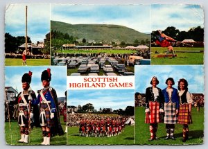 1966  Scottish Highland Games  Scotland Postcard