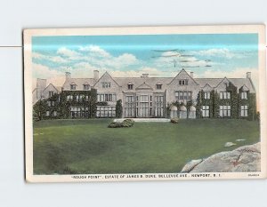 Postcard Rough Point Estate of James B. Duke Newport Rhode Island USA