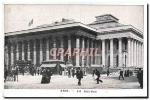 Old Postcard Paris Bourse